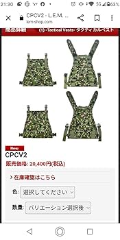 Amazon.co.jp: LEMサプライ製 陸自迷彩プレートキャリアセット
